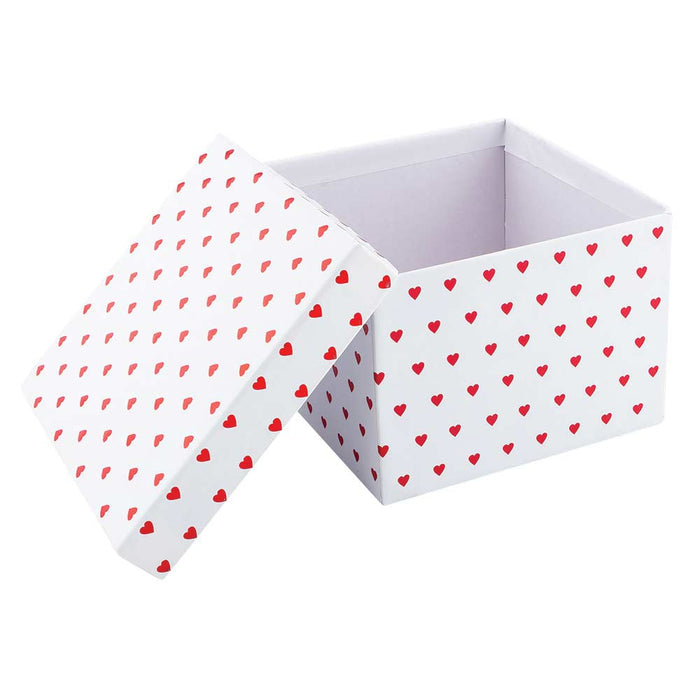 Valentine's Day Heart Gift Box - White