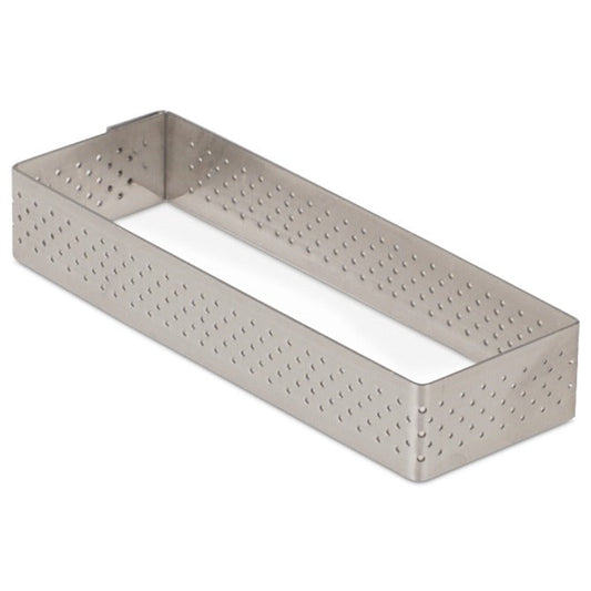 Valrhona Perforated Rectangle Tart Ring - 4.72-in