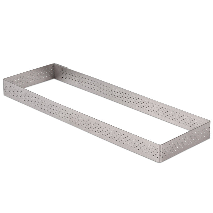 Valrhona Perforated Rectangle Tart Ring - 4.72-in