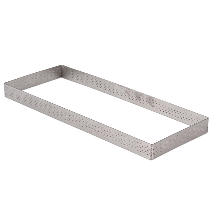 Valrhona Perforated Rectangle Tart Ring - 4.72-in