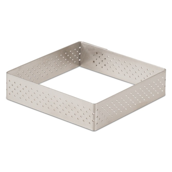 Valrhona Perforated SquareTart Ring - 2.75-in