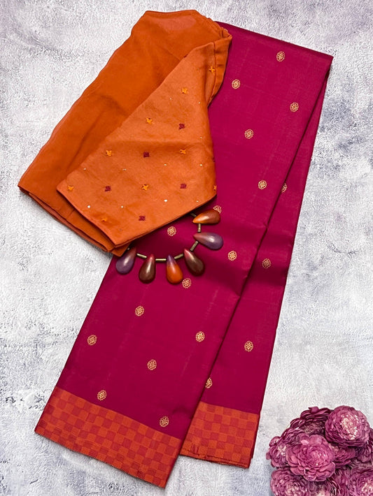 Vera mat border kanchipuram silk saree