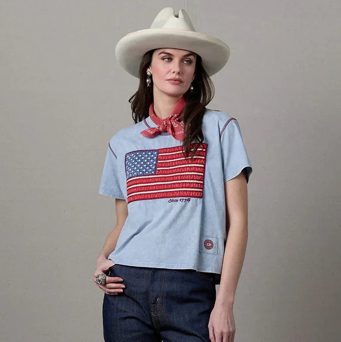 Voices of Liberty Top in Mountain Spring by Double D Ranch