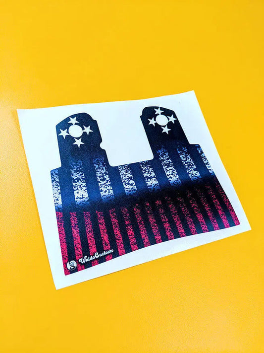 Waldo Greb Sticker, The Patriot Waldo Customs