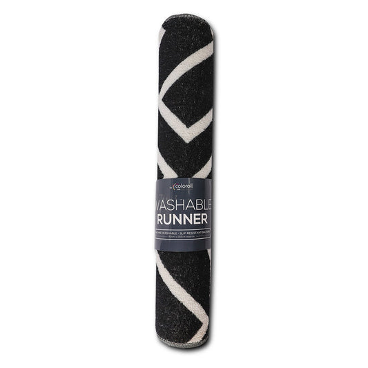 Washable Rug Runner Squares 60 X 160Cm 329135-WASHABLE-RUG-RUNNER-SQUARES-60-x-160-CM