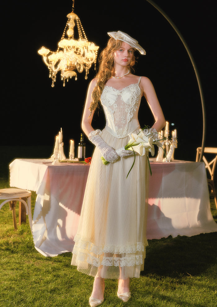 White Rose Verse Corset