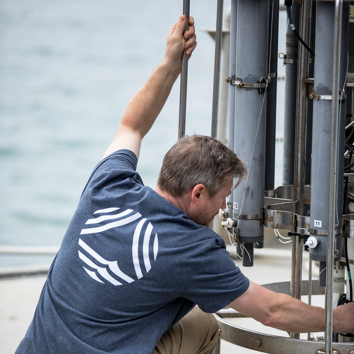 WHOI Logo T-Shirt-Charcoal