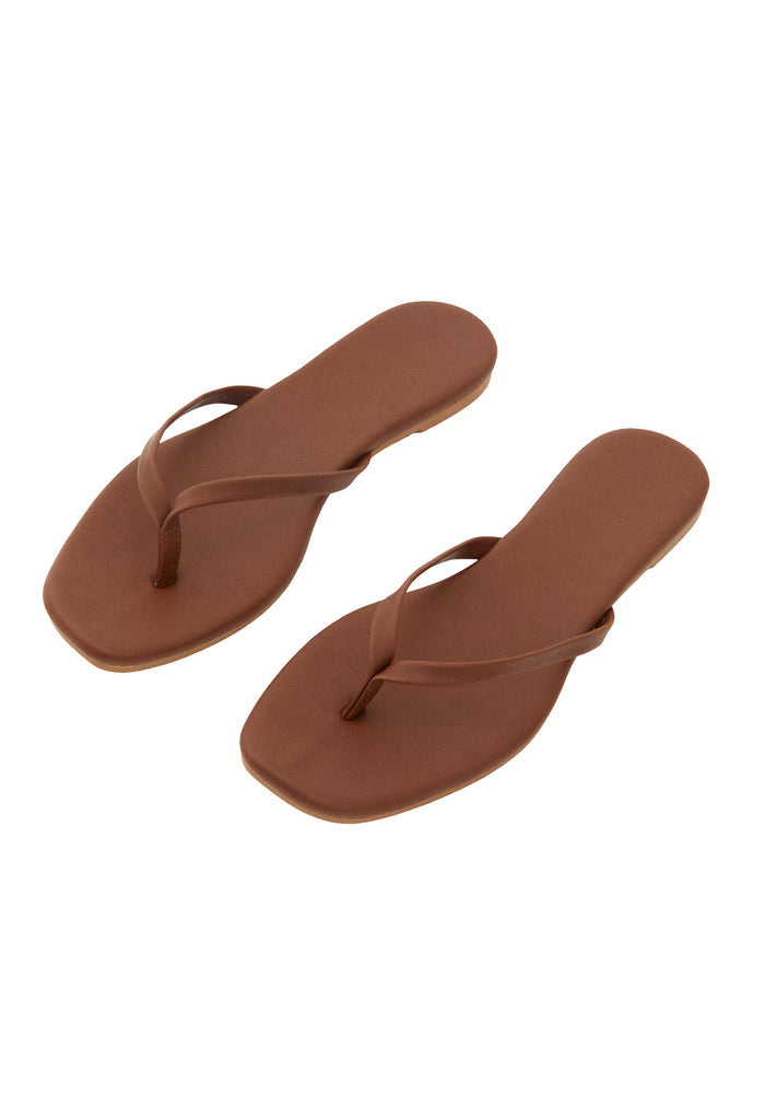 Women Polyurethane Slipper - BRUNETTE