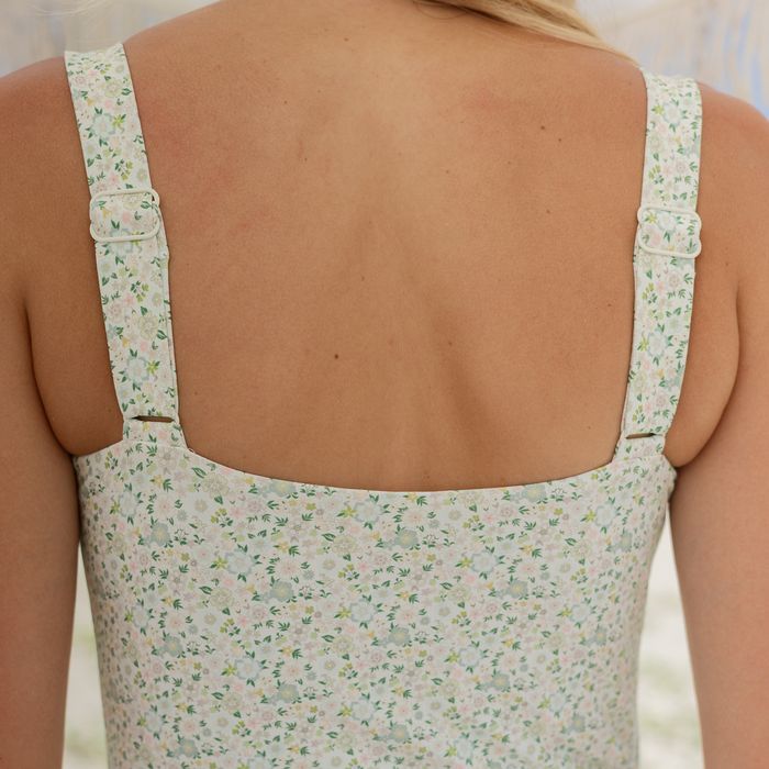 women's sea marsh floral one piece