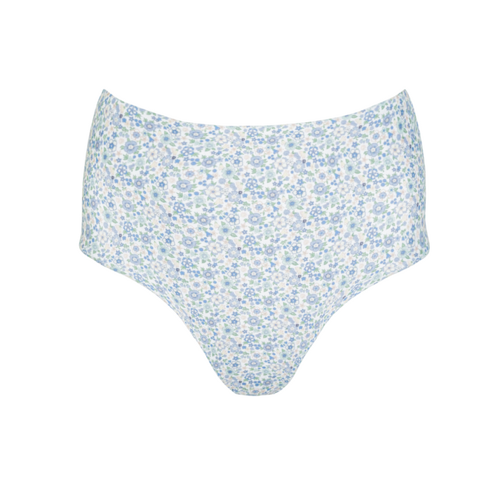 women's slate floral high waist bikini bottom