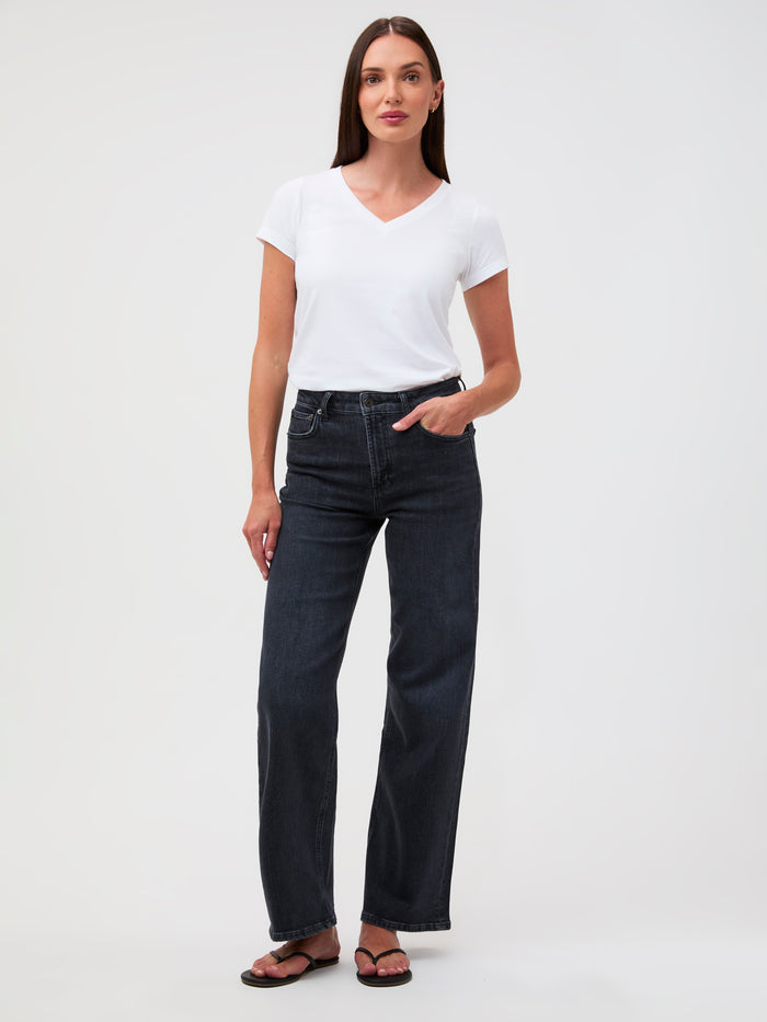 Women's V-Neck All White 5-Pack