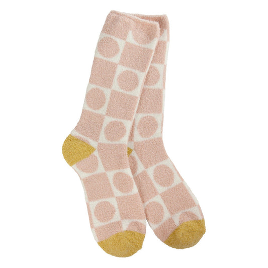 World's Softest Socks - Geometric Rose