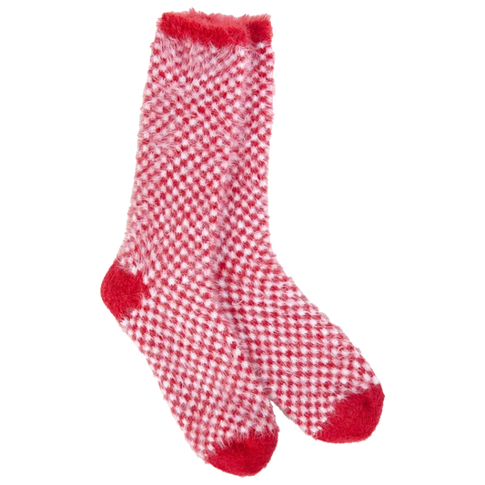 World's Softest Socks - Red Check