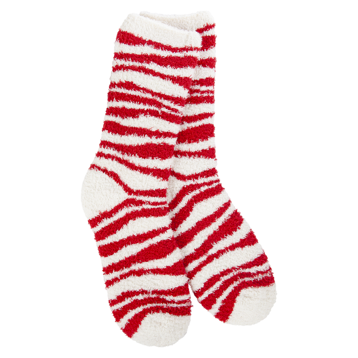 World's Softest Socks - Red Zebra