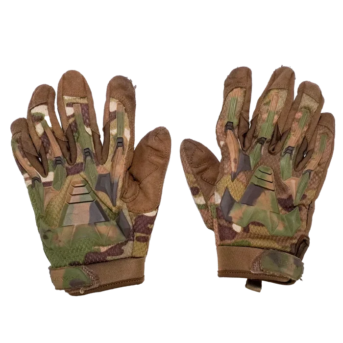 WTactful Multi Camo Gloves - Large - Film Production Used - Gloves