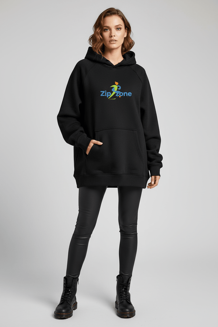 Zipzone Oversized Drop-Shoulder Hoodie | Unisex Streetwear - Zipzone International