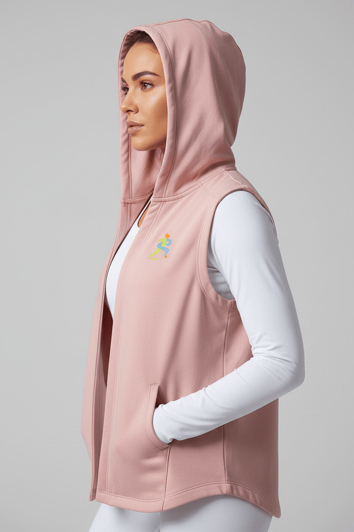 Zipzone Sleeveless Hoodie Vest | Unisex Athletic Outerwear - Zipzone International