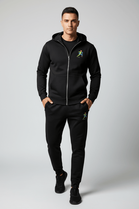 Zipzone Unisex Classic Tracksuit | Matching Zip-Up Hoodie & Jogger Set - Zipzone International