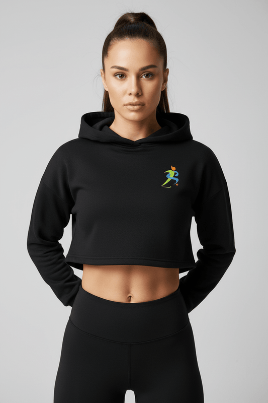 Zipzone Women's Cropped Hoodie | Premium Athletic Streetwear - Zipzone International