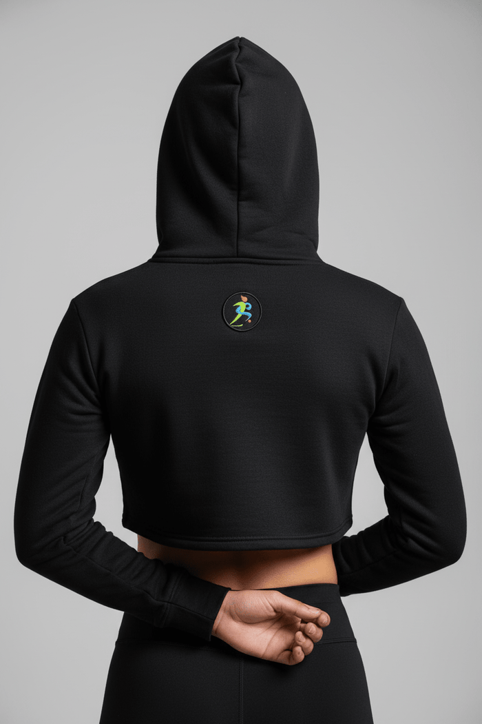 Zipzone Women's Cropped Hoodie | Premium Athletic Streetwear - Zipzone International