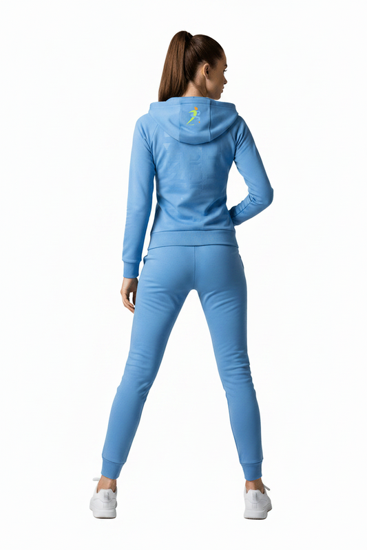 Zipzone Women's Slim Fit Zip-Up Tracksuit Set | Athletic Performance - Zipzone International